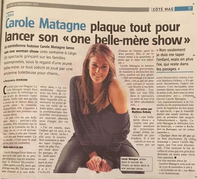 VERS L'AVENIR - Carole Matagne - Mardi 14 Novembre 2017