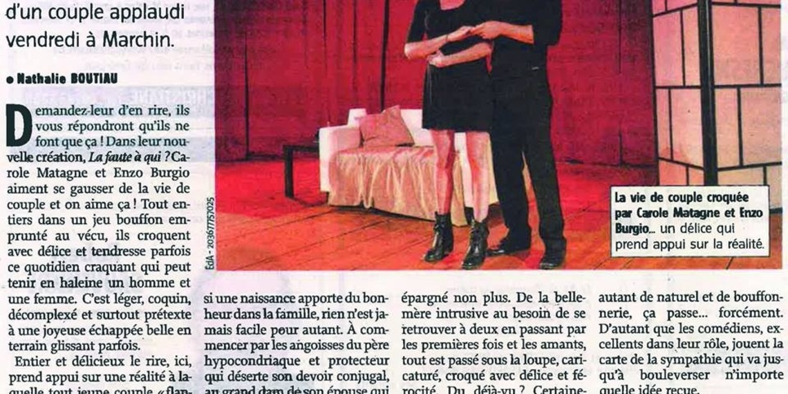 A qui la faute ?